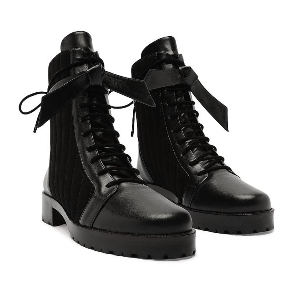 Alexandre Birman Quilted Clarita Combat Boot